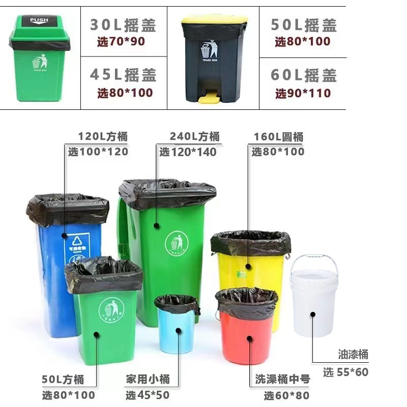 一般飯店用多大的垃圾袋？
